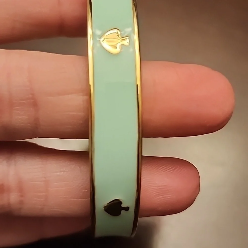 Kate Spade Turquoise Green & Gold Bracelet Jewelry
